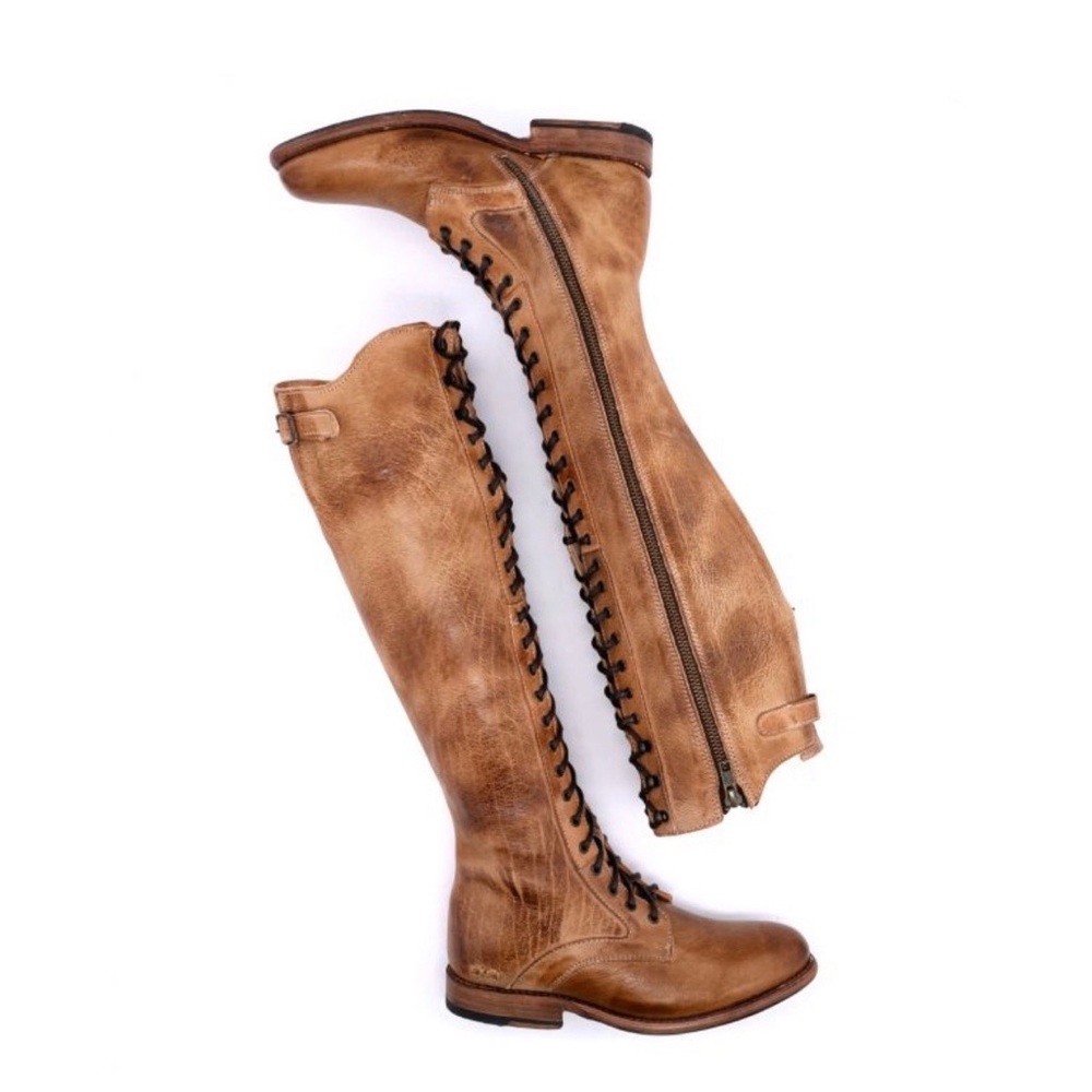 New - Della lace up boots. Worn around house once